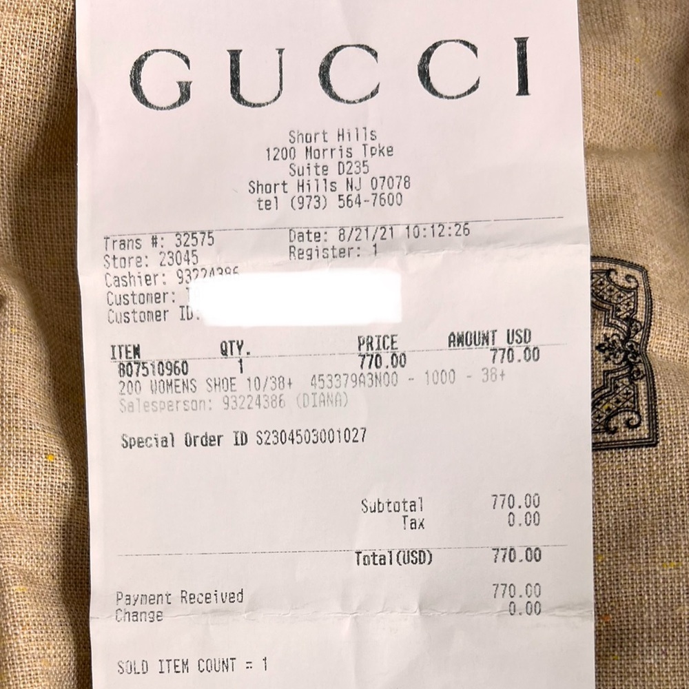 Gucci AUTHENTIC Marmont High Block Heel Sandal - Picture 17 of 17